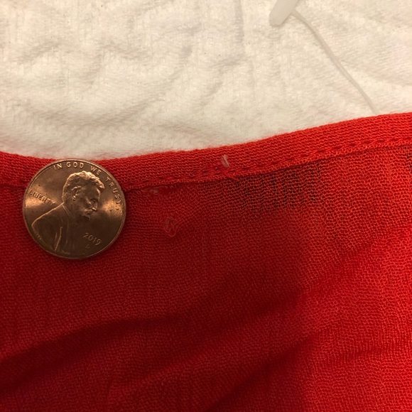 NWT Haute Monde Boho Cold Shoulder Medium Blouse - Picture 6 of 6